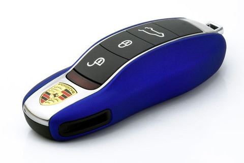 Porsche Remote Key Cover Metallic Blue