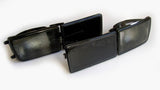 VW MK3 Black Front Bumper Turn Signals + Short Covers
