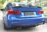 Rear Bumper Spoiler Lip Valance Diffuser For BMW 3 Series F30 F31 M Sport Tech 2012-18