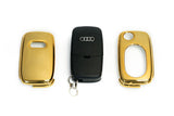 Early Audi Remote Key Cover Gold