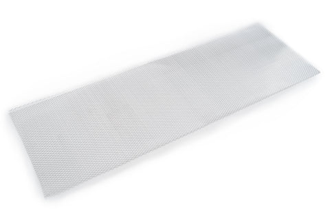 Universal Racing Mesh Sheet Aluminium Silver Chrome 40"x13" / 100x33 cm