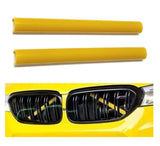 Yellow Front Grille V Bar Brace Decoration Cover For BMW F01 F02 F03 F04 F06 Gran Coupe F07 GT Gran Turismo F10 Saloon F11 Touring F45 F46 X1 F48 X2 F39
