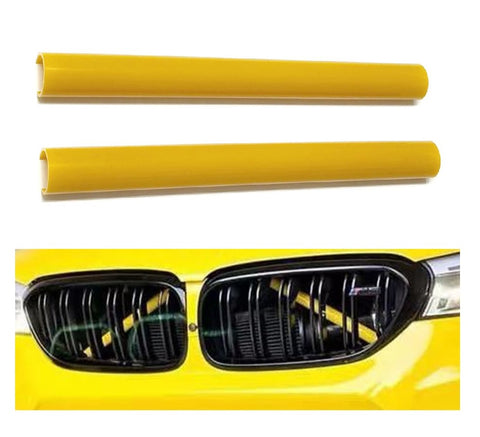 Yellow Front Grille V Bar Brace Decoration Cover For BMW F01 F02 F03 F04 F06 Gran Coupe F07 GT Gran Turismo F10 Saloon F11 Touring F45 F46 X1 F48 X2 F39