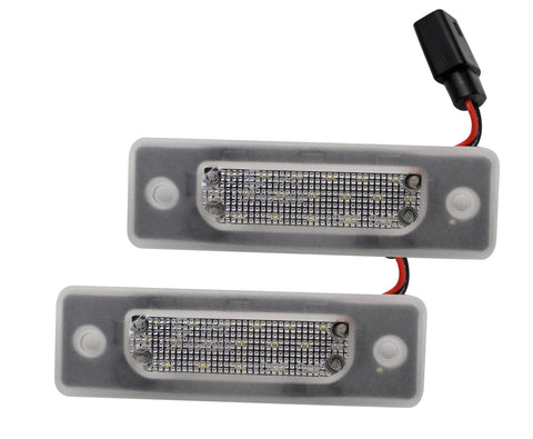2PCS Euro White LED Number License Plate Light Lamp For BMW 7 Series E32 Sedan / BMW 5 Series E34 Sedan / BM;W M5 E34 Sedan (1987-96)