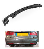 Rear Bumper Spoiler Lip Valance Diffuser For BMW 3 Series F30 F31 M Sport Tech 2012-18 (SINGLE MUFFLER OUTLET LEFT)