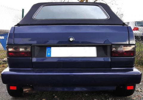 Black Smoked Tail Lights For VW Rabbit MK1 Cabriolet / Golf