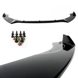 JOM Front Spoiler Lip Valance Splitter Gloss Black For Volkswagen Golf GTI MK7 MK7.5(08/2012-2021)