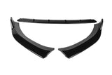 Front Bumper Lower Spoiler Lip Splitter Gloss Black For Audi A3 8V Pre-Facelift Models from 2014-2016