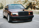 MB W201 190E/D 85-91 Matte Black Frame / Grill Raw Material / Chrome Moulding