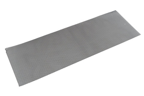 Universal Racing Mesh Sheet Aluminium Black 40" x 13" / 100x33 cm