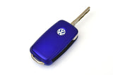 VW Remote Key Cover Metallic Blue 11/09-