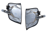 Front Turn Signals White Smoked For Mercedes Benz W124 From 1985-1995