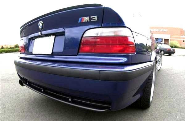 Fyralip Rear Trunk Lip Spoiler For BMW E36 Sedan / M3 Unpainted