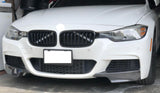 White Front Grille V Bar Brace Decoration Cover Trims Stripes For BMW 1 2 3 4 5 7 8