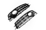 Open Honeycomb Front Bumper Grills For Audi A3 8P S Line 2009-2013