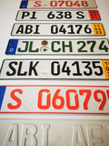 German Seasonal License Plates USED / MIXED