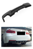 Rear Bumper Spoiler Lip Valance Diffuser For BMW 5 Series F10  F11 M Sport M-Tech Single Muffler Twin Outlet 2011-16
