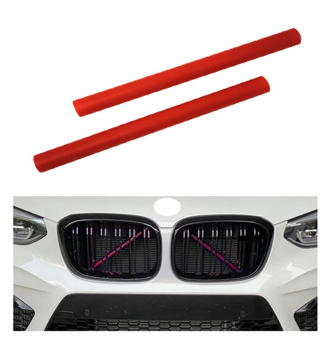 Red Front Grille V Bar Brace Decoration Cover For BMW X3 G01 X4 G02 X5 G05 X6 G06 X7 G07 G30 G31 G32