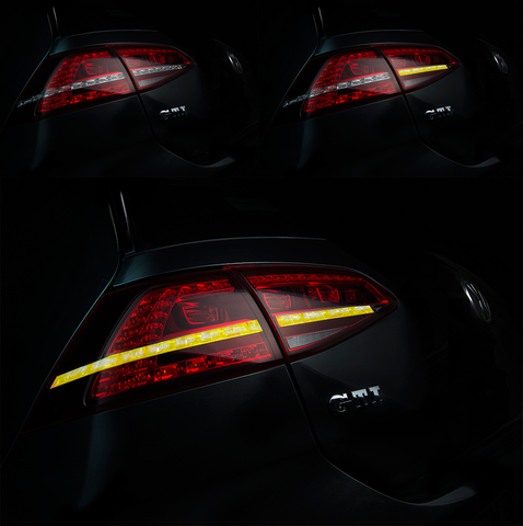 VW Golf MK7 Upgrade Semi Dynamic Turn Signal LED Tail Lights Module