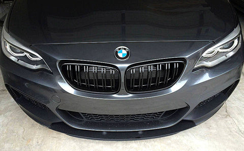 BMW F22 F23 F87 M2 Matte Black Grills 14-Up
