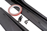 Universal Carbon Design Look Side Skirt Rocker Splitters Diffuser Winglet Wind 24" x 4"