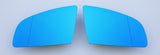 Audi Euro Mirror Glasses Blue Heated Aspheric / Convex