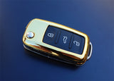 VW Remote Key Cover GOLD 11/09-