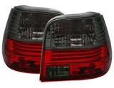 Red Black Smoke Euro Tail Lights For VW Golf MK4 99-05 GTI R