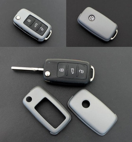 VW Remote Key Cover Metallic Grey 11/09-