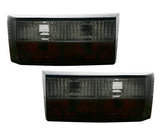 Black Smoked Tail Lights For VW Rabbit MK1 Cabriolet / Golf