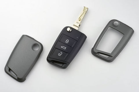 VW Remote Key Cover Carbon Gray 2015-