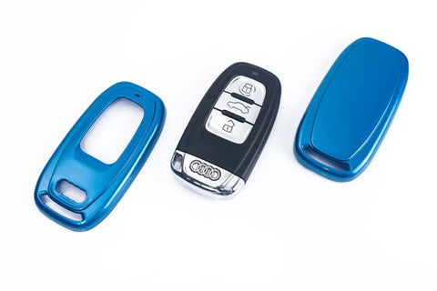 Audi Remote Key Cover Metallic Blue