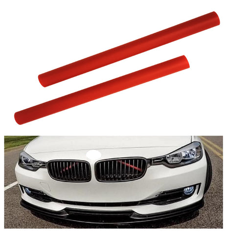 Red Front Grille V Bar Brace Decoration Cover Trims Stripes For BMW 1 2 3 4 5 7 8