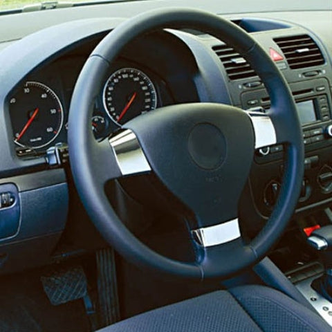 VW Chrome Steering Wheel Inlets