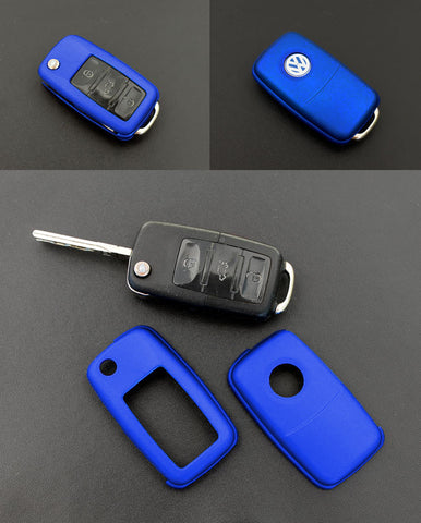 VW Remote Key Cover Metallic Blue -10/09