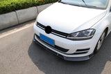 Front Spoiler Lip Valance Splitter Carbon look For Volkswagen Golf MK 7(2014-2020)