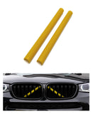 Yellow Front Grille V Bar Brace Decoration Cover For BMW X3 G01 X4 G02 X5 G05 X6 G06 X7 G07 G30 G31 G32