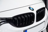 BMW F30 F31 M3 Style Matte Black Grills 12-Up