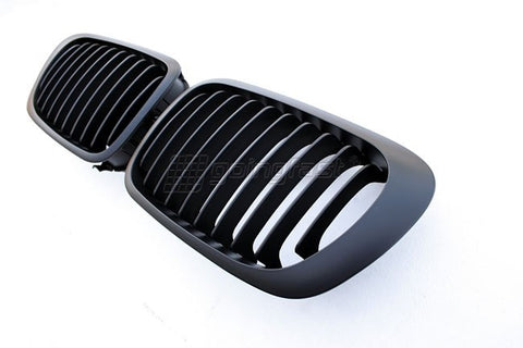 Matt Black Front Kidney Grille for BMW E46 2 doors Coupe 99-02 Pre Facelift  LCi, include Convertible & M3