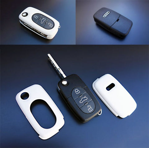 Early Audi Remote Key Cover White