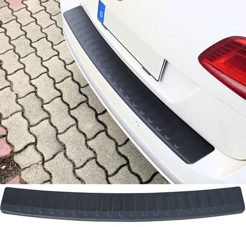 Audi A4 B8 Wagon / S4 Stainless Steel Rear Bumper Protector Carbon Look