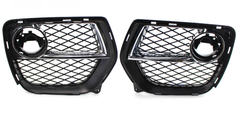 Open Honeycomb Front Bumper Grills For BMW X6 E71 2012-2014