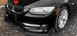 Front Bumper Spoiler Lip Valance Gloss Black For BMW 3 Series LCI Facelift E92 E93 2010-2013