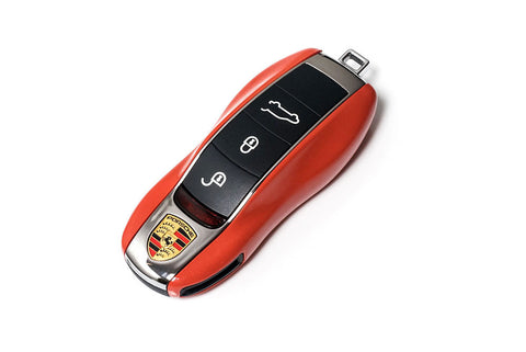 Porsche Remote Key Cover Dark Orange