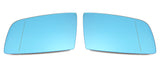 BMW Euro Mirror Glasses Blue Heated Aspheric / Convex