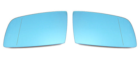 BMW Euro Mirror Glasses Blue Heated Aspheric / Convex