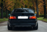 Rear Bumper Diffusor Spoiler For BMW E46 M-Package (1998-2007)