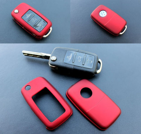 VW Remote Key Cover Metallic Red -10/09