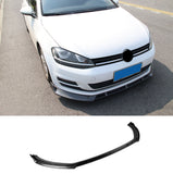 Front Spoiler Lip Valance Splitter Carbon look For Volkswagen Golf MK 7(2014-2020)
