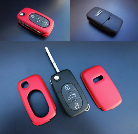 Early Audi Remote Key Cover Red